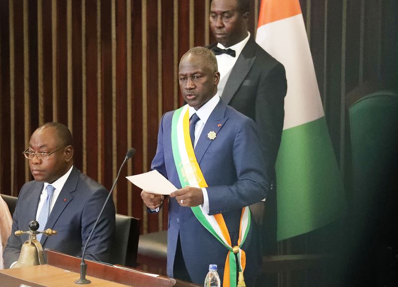 Côte d’Ivoire / Bictogo reconnaissant à Bédié et Gbagbo après son élection à la tête de l’Assemblée nationale