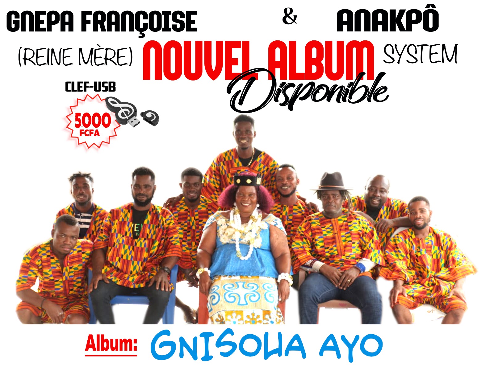 Musique tradi-moderne / Françoise Gnépa et Anakpo sortent leur tout premier album " Gnisoua Ayo "