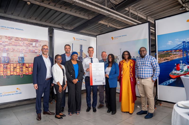Nouveau cap en matière d’excellence portuaire : Côte d’Ivoire Terminal obtient la triple certification Iso